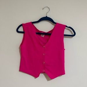 Pink Vest Top
